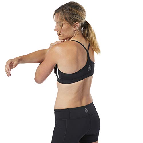 Reebok Skinny Bra Sujetador, Graphic Black, XXS para Mujer Reebok Skinny Bra Sujetador, Graphic Black, XXS para Mujer