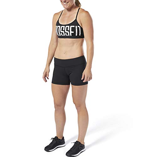 Reebok Skinny Bra Sujetador, Graphic Black, XXS para Mujer