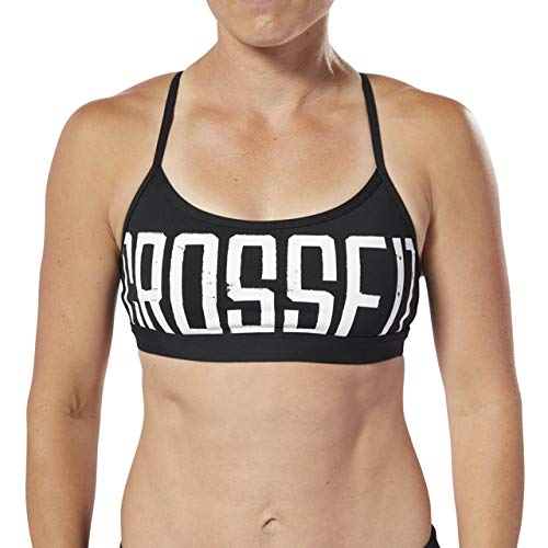Reebok Skinny Bra Sujetador, Graphic Black, XXS para Mujer Reebok Skinny Bra Sujetador, Graphic Black, XXS para Mujer