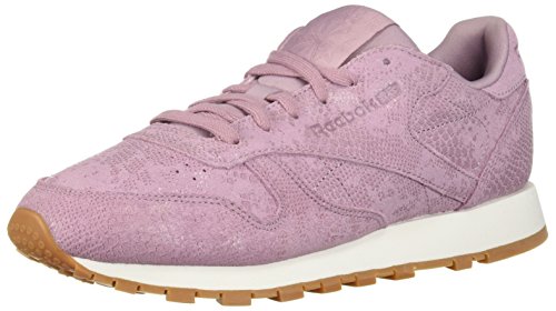 Reebok Women's Classic Leather Walking Shoe, Exotics-Infused Lilac/cha, 8 M US