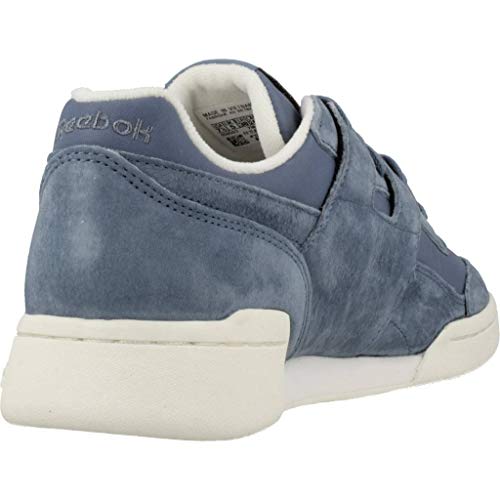 Reebok Workout Lo Plus, Zapatillas de Deporte para Mujer, Multicolor (VTG/Blue Slate/Chalk/RBK Brass 000), 36 EU