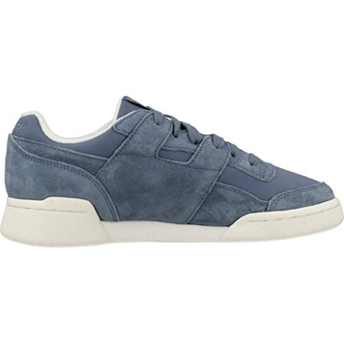 Reebok Workout Lo Plus, Zapatillas de Deporte para Mujer, Multicolor (VTG/Blue Slate/Chalk/RBK Brass 000), 36 EU