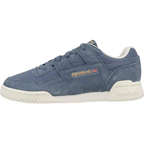 Reebok Workout Lo Plus, Zapatillas de Deporte para Mujer, Multicolor (VTG/Blue Slate/Chalk/RBK Brass 000), 36 EU