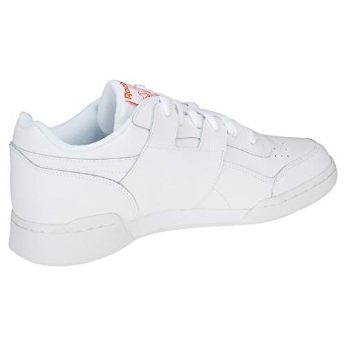Reebok Workout Plus Mu, Zapatillas para Hombre, Blanco (White/Bright Lava 0), 42 EU