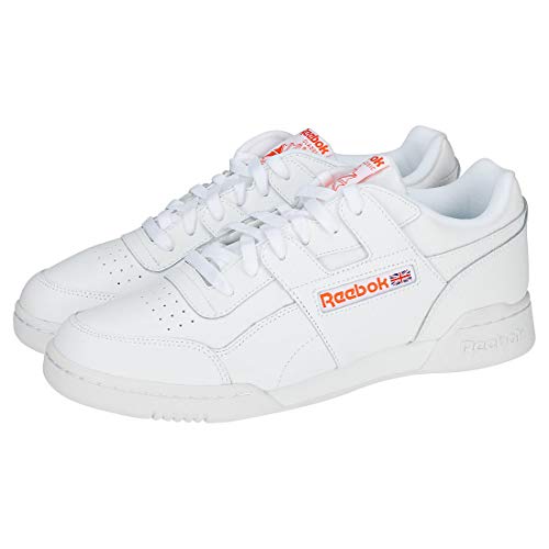 Reebok Workout Plus Mu, Zapatillas para Hombre, Blanco (White/Bright Lava 0), 42 EU