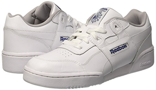 Reebok Workout Plus, Zapatillas de Gimnasia Mujer, Blanco (White/Steel/Royal White/Steel/Royal), 38 EU