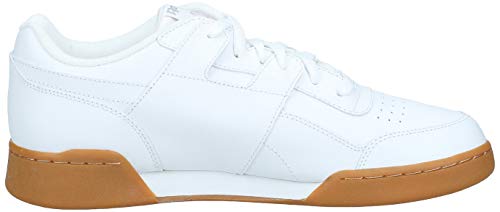 Reebok Workout Plus, Zapatillas Hombre, Blanco (White/Carbon/Classic Red Royal-Gum 0), 41 EU