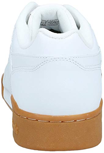 Reebok Workout Plus, Zapatillas Hombre, Blanco (White/Carbon/Classic Red Royal-Gum 0), 41 EU