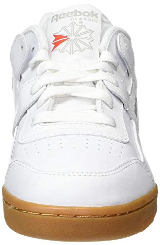 Reebok Workout Plus, Zapatillas Hombre, Blanco (White/Carbon/Classic Red Royal-Gum 0), 41 EU