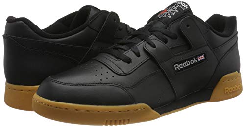 Reebok Workout Plus, Zapatillas para Hombre, Negro (Black/Carbon/Classic Red Royal-Gum 0), 44 EU