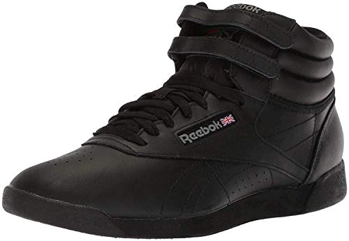 Reebok Zapatos para caminar Freestyle Hi para mujer, negro (Negro), 35 EU