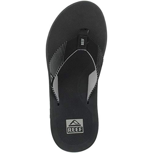 Reef Phantom II, Chanclas para Hombre, Negro, 43 EU