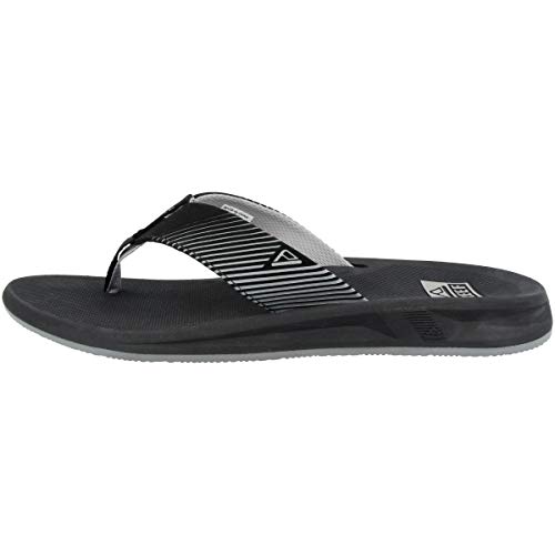 Reef Phantom II, Chanclas para Hombre, Negro, 43 EU