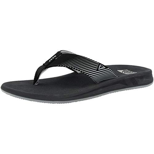 Reef Phantom II, Chanclas para Hombre, Negro, 43 EU