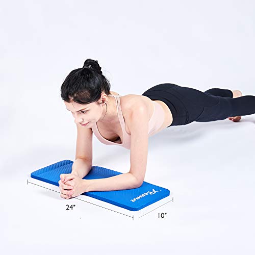 REEHUT Colchonetas de Pilates, Almohadilla de Yoga para Rodillas o Codos - Cojín de con Grosor de 15 mm - Evita el Dolor Durante Fitness(Azul) REEHUT Colchonetas de Pilates, Almohadilla de Yoga para Rodillas o Codos - Cojín de con Grosor de 15 mm - Evita el Dolor Durante Fitness(Azul)