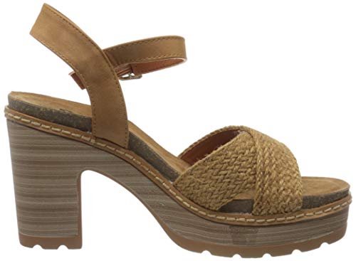 Refresh 69497.0, Sandalias con Plataforma para Mujer, Marrón (Camel Camel), 36 EU