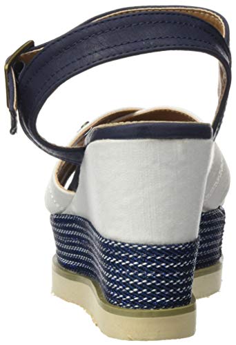 Refresh 69595.0, Sandalias con Plataforma para Mujer, Blanco, 38 EU Refresh 69595.0, Sandalias con Plataforma para Mujer, Blanco, 38 EU