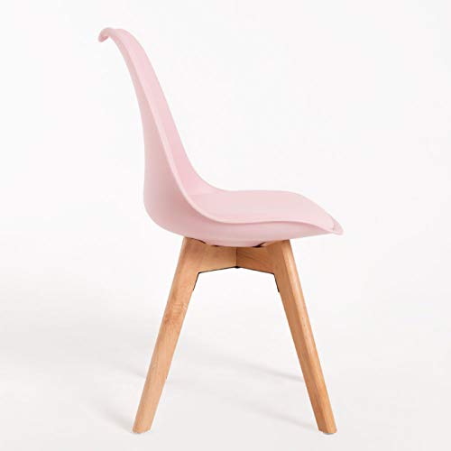 Regalos Miguel - Sillas Comedor - Silla Synk Basic - Rosa - Envío Desde España