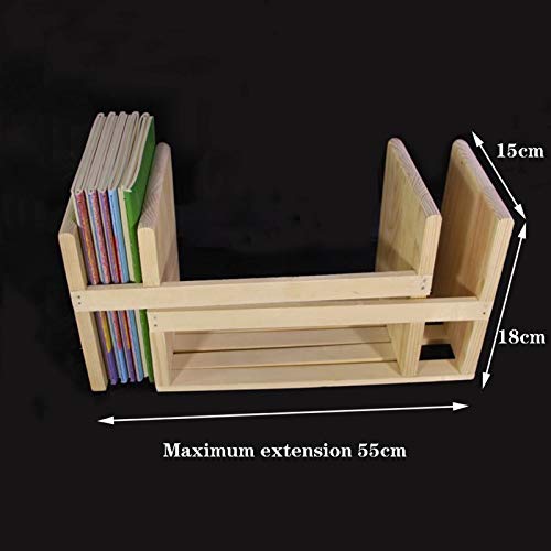 Registro de Madera LP Vinilo mangas, Coffee Shop caso de almacenamiento de Ocio Bar DVD - alta capacidad ajustable de la caja del disco de vinilo ( Color : Wood , Size : Maximum extension 55cm )