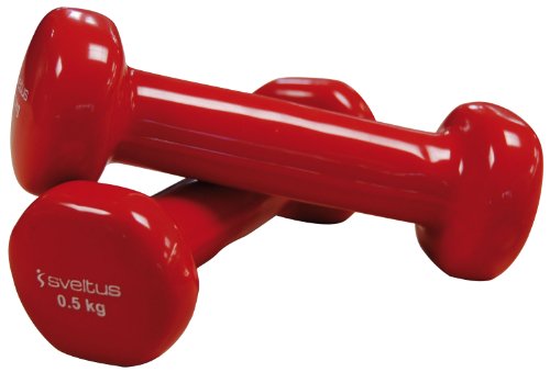 Rehab europa Epoxy Mancuerna, Juventud Unisex, Rojo-Rojo, 2 kg Rehab europa Epoxy Mancuerna, Juventud Unisex, Rojo-Rojo, 2 kg