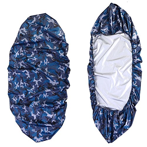 Rehomy Cubierta Antipolvo de Almacenamiento de Protección Solar UV Resistente Al Agua de 4.5 M para Barco de Kayak de 3.6-4 M (Camuflaje Oceánico) Rehomy Cubierta Antipolvo de Almacenamiento de Protección Solar UV Resistente Al Agua de 4.5 M para Barco de Kayak de 3.6-4 M (Camuflaje Oceánico)