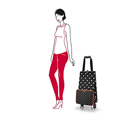 reisenthel foldabletrolley mixed dots Bolsa de viaje 66 centimeters 30 Negro (Mixed Dots)