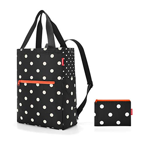 reisenthel mini maxi 2-in-1 Bolsa de deporte, 41 cm, 19 liters, Negro (Mixed Dots)