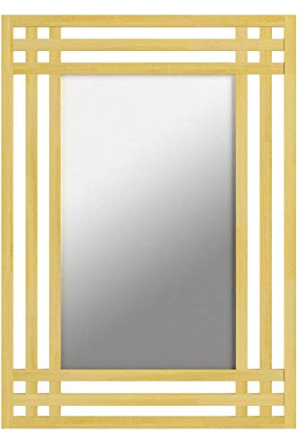 Relaxdays 10020483 Espejo, Madera de Pino, 70 x 50 x 2 cm Relaxdays 10020483 Espejo, Madera de Pino, 70 x 50 x 2 cm
