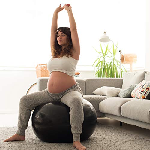 Relaxdays Balón para Ejercicios de Fitness, Pelota de Pilates, Equilibrio, con Bomba de Aire, Diámetro 85 cm, 1 Ud, Azul, Adultos Unisex Relaxdays Balón para Ejercicios de Fitness, Pelota de Pilates, Equilibrio, con Bomba de Aire, Diámetro 85 cm, 1 Ud, Azul, Adultos Unisex