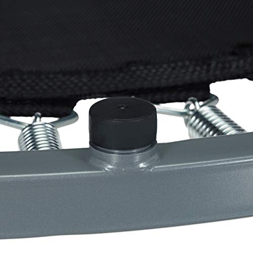 Relaxdays Cama Elástica Fitness Plegable para Interior, Metal-Nailon-Poliéster, Azul-Negro, 22 x 95 x 95 cm, Adultos Unisex Relaxdays Cama Elástica Fitness Plegable para Interior, Metal-Nailon-Poliéster, Azul-Negro, 22 x 95 x 95 cm, Adultos Unisex