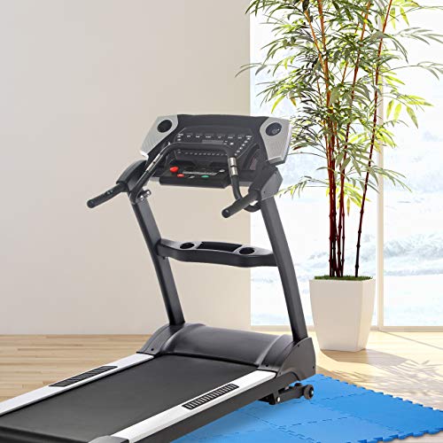 Relaxdays Suelo Goma EVA, Alfombra Puzzle, Esterilla Fitness, Tatami Gimnasio, Set de 24 Piezas, 2.1 m², 30 x 30 cm, Azul Relaxdays Suelo Goma EVA, Alfombra Puzzle, Esterilla Fitness, Tatami Gimnasio, Set de 24 Piezas, 2.1 m², 30 x 30 cm, Azul