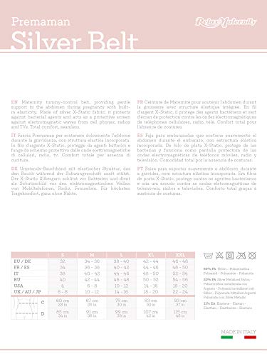 RelaxMaternity 5400 (Negro, S) Banda Faja premamá con Hilo de Plata para Soporte Abdominal Durante el Embarazo RelaxMaternity 5400 (Negro, S) Banda Faja premamá con Hilo de Plata para Soporte Abdominal Durante el Embarazo