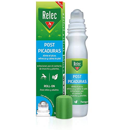 Relec Roll On Post-Picaduras de Insectos y Plantas | Alivia el picor, refresca y calma la piel | Para niños y adultos | Con efecto refrescante | 15ml Relec Roll On Post-Picaduras de Insectos y Plantas | Alivia el picor, refresca y calma la piel | Para niños y adultos | Con efecto refrescante | 15ml