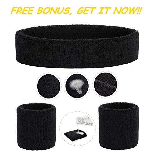 Relefree Faja Reductora Adelgazante, Cinturón Deportivo para Entrenamianto, 2 Correas de Muñeca y 1 Correas de Cabeza, Cinturón Ajustable para Bajar Peso, Quemador de Grasa(M) Relefree Faja Reductora Adelgazante, Cinturón Deportivo para Entrenamianto, 2 Correas de Muñeca y 1 Correas de Cabeza, Cinturón Ajustable para Bajar Peso, Quemador de Grasa(M)