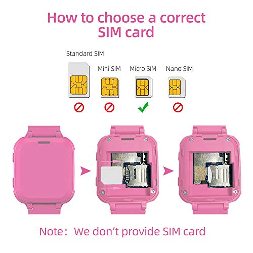 Reloj Inteligente para Niños con Posicionamiento LBS- SOS Anti-Lost Children's Smartwatch Phone Compatible para Android e iOS con Voice Chat Alarm Game Linterna para Niñas Regalos de Cumpleaños Reloj Inteligente para Niños con Posicionamiento LBS- SOS Anti-Lost Children's Smartwatch Phone Compatible para Android e iOS con Voice Chat Alarm Game Linterna para Niñas Regalos de Cumpleaños