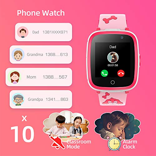 Reloj Inteligente para Niños de 2 Cámaras con Juegos de Música - 1.54 Pantalla Táctil en Color SOS Relojes Inteligentes Llamadas Bidireccionales Despertador 3-12 Años Cumpleaños de Estudiantes Reloj Inteligente para Niños de 2 Cámaras con Juegos de Música - 1.54 Pantalla Táctil en Color SOS Relojes Inteligentes Llamadas Bidireccionales Despertador 3-12 Años Cumpleaños de Estudiantes
