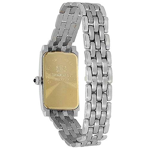 Reloj oro blanco 18k Cromwell mujer brillo mate bisel indicadores diamantes brillantes esfera blanca