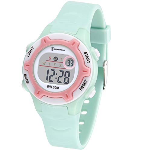Relojes Infantiles para niños, Reloj Deportivo Digital al Aire Libre a Prueba de Agua con Alarma/Cronómetro, Resistencia al Agua Reloj Infantil Aprendizaje para Niños (Verde) Relojes Infantiles para niños, Reloj Deportivo Digital al Aire Libre a Prueba de Agua con Alarma/Cronómetro, Resistencia al Agua Reloj Infantil Aprendizaje para Niños (Verde)