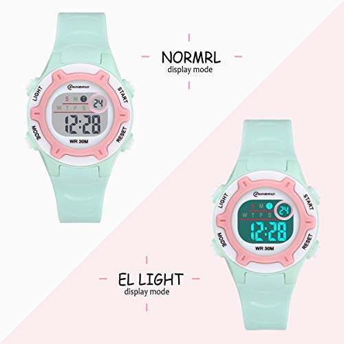 Relojes Infantiles para niños, Reloj Deportivo Digital al Aire Libre a Prueba de Agua con Alarma/Cronómetro, Resistencia al Agua Reloj Infantil Aprendizaje para Niños (Verde) Relojes Infantiles para niños, Reloj Deportivo Digital al Aire Libre a Prueba de Agua con Alarma/Cronómetro, Resistencia al Agua Reloj Infantil Aprendizaje para Niños (Verde)