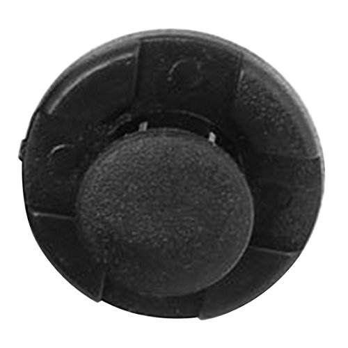 Remache Clip - SODIAL(R) 30 Piezas 8mm Agujero Negro Plastico Remache Cierre Parachoques Clip