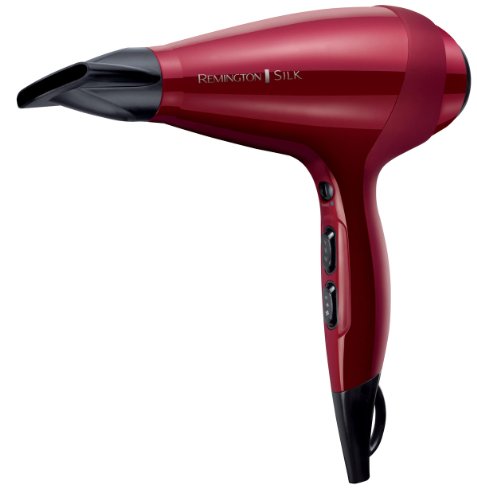 Remington AC9096 Silk - Secador de Pelo Profesional, Iónico, Difusor y Concentrador, 2400 W, Rojo Remington AC9096 Silk - Secador de Pelo Profesional, Iónico, Difusor y Concentrador, 2400 W, Rojo