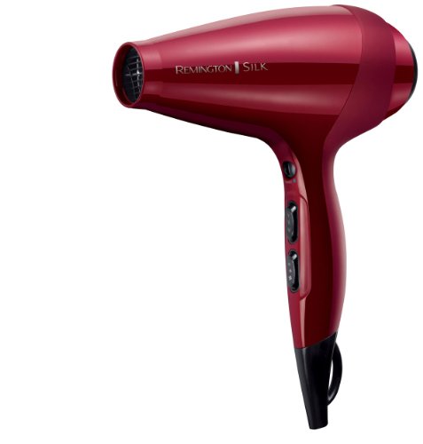 Remington AC9096 Silk - Secador de Pelo Profesional, Iónico, Difusor y Concentrador, 2400 W, Rojo Remington AC9096 Silk - Secador de Pelo Profesional, Iónico, Difusor y Concentrador, 2400 W, Rojo