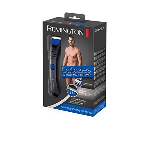 Remington BHT250 Delicates - Afeitadora Corporal, Cuchillas de Acero Inoxidable, Inalámbrica, Uso Seco y Mojado, Negro Remington BHT250 Delicates - Afeitadora Corporal, Cuchillas de Acero Inoxidable, Inalámbrica, Uso Seco y Mojado, Negro