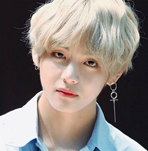 ReNice BTS Bangtan Boys V Suga El mismo estilo Vintage Pendientes de plata con 1 etiqueta engomada 3D 2 BTS Lemo Cardfor A.R.M.Y (Estilo-2) ReNice BTS Bangtan Boys V Suga El mismo estilo Vintage Pendientes de plata con 1 etiqueta engomada 3D 2 BTS Lemo Cardfor A.R.M.Y (Estilo-2)