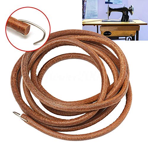 RENNICOCO Correas de máquinas de Coser universales Correas de Correa de Cuero Correas de Pedal con Gancho para Piezas y Accesorios de máquinas de Coser Singer Jones RENNICOCO Correas de máquinas de Coser universales Correas de Correa de Cuero Correas de Pedal con Gancho para Piezas y Accesorios de máquinas de Coser Singer Jones