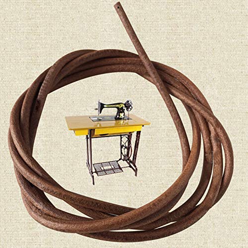 RENNICOCO Correas de máquinas de Coser universales Correas de Correa de Cuero Correas de Pedal con Gancho para Piezas y Accesorios de máquinas de Coser Singer Jones RENNICOCO Correas de máquinas de Coser universales Correas de Correa de Cuero Correas de Pedal con Gancho para Piezas y Accesorios de máquinas de Coser Singer Jones