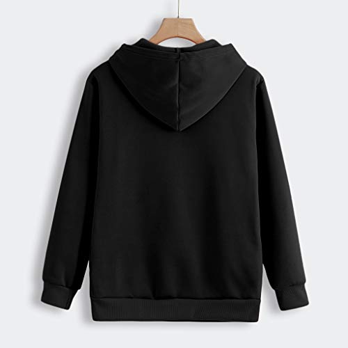 Reooly La Sudadera con Capucha Mujer con Capucha Animal Puede Llevar el Jersey Transpirable de Gato(Negro,XXX-Large) Reooly La Sudadera con Capucha Mujer con Capucha Animal Puede Llevar el Jersey Transpirable de Gato(Negro,XXX-Large)