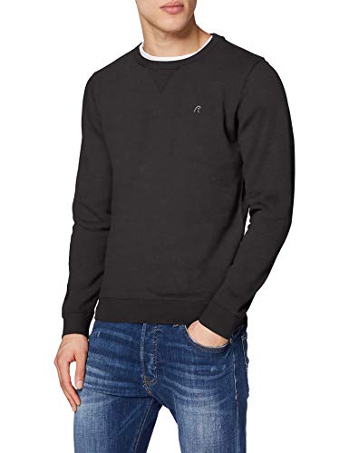 REPLAY M3436b.000.21842 Sudadera, Negro (Black 98), XX-Large para Hombre REPLAY M3436b.000.21842 Sudadera, Negro (Black 98), XX-Large para Hombre