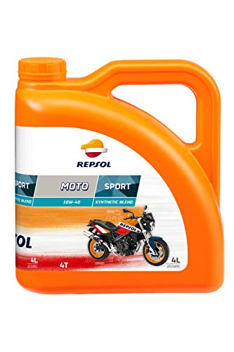 REPSOL Moto Sport 4T 10W-40 Aceite De Motor Para Moto, 1l