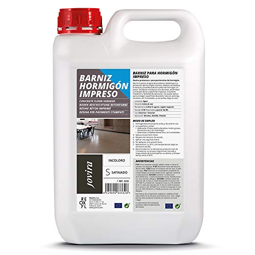 RESINA-BARNIZ PARA HORMIGÓN IMPRESO Resina protector satinado para pavimentos de hormigón. (5 Litros) RESINA-BARNIZ PARA HORMIGÓN IMPRESO Resina protector satinado para pavimentos de hormigón. (5 Litros)